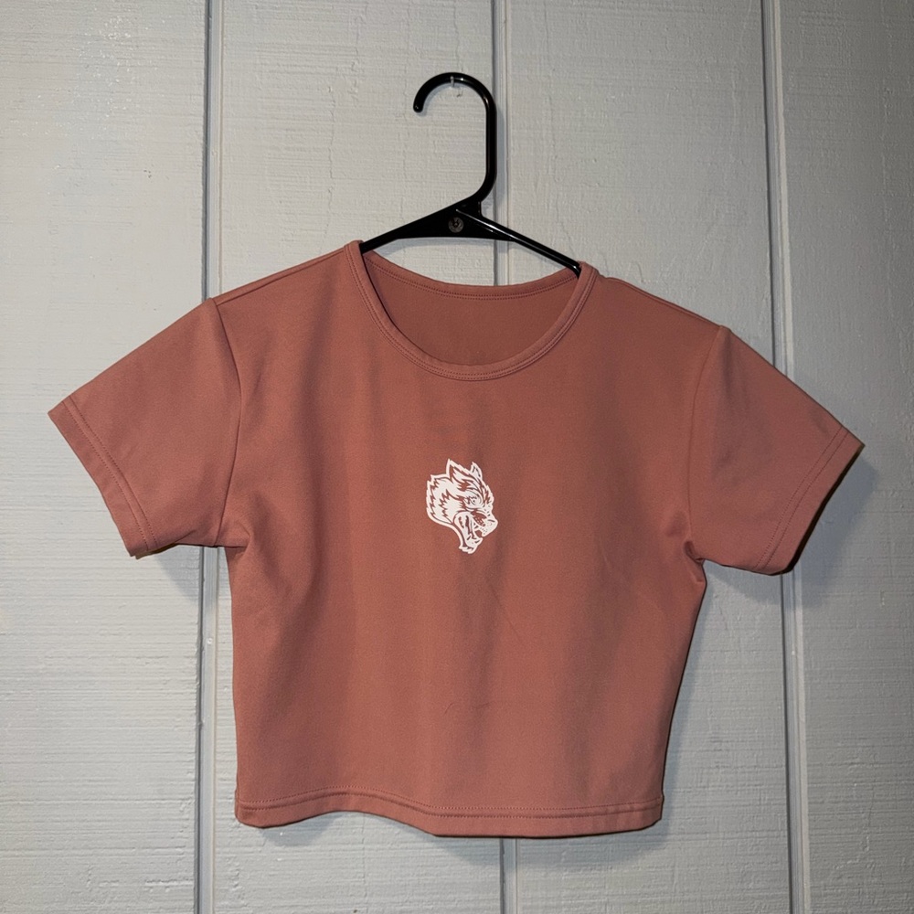 Darc Sport Mauve Crop Top with White Tag